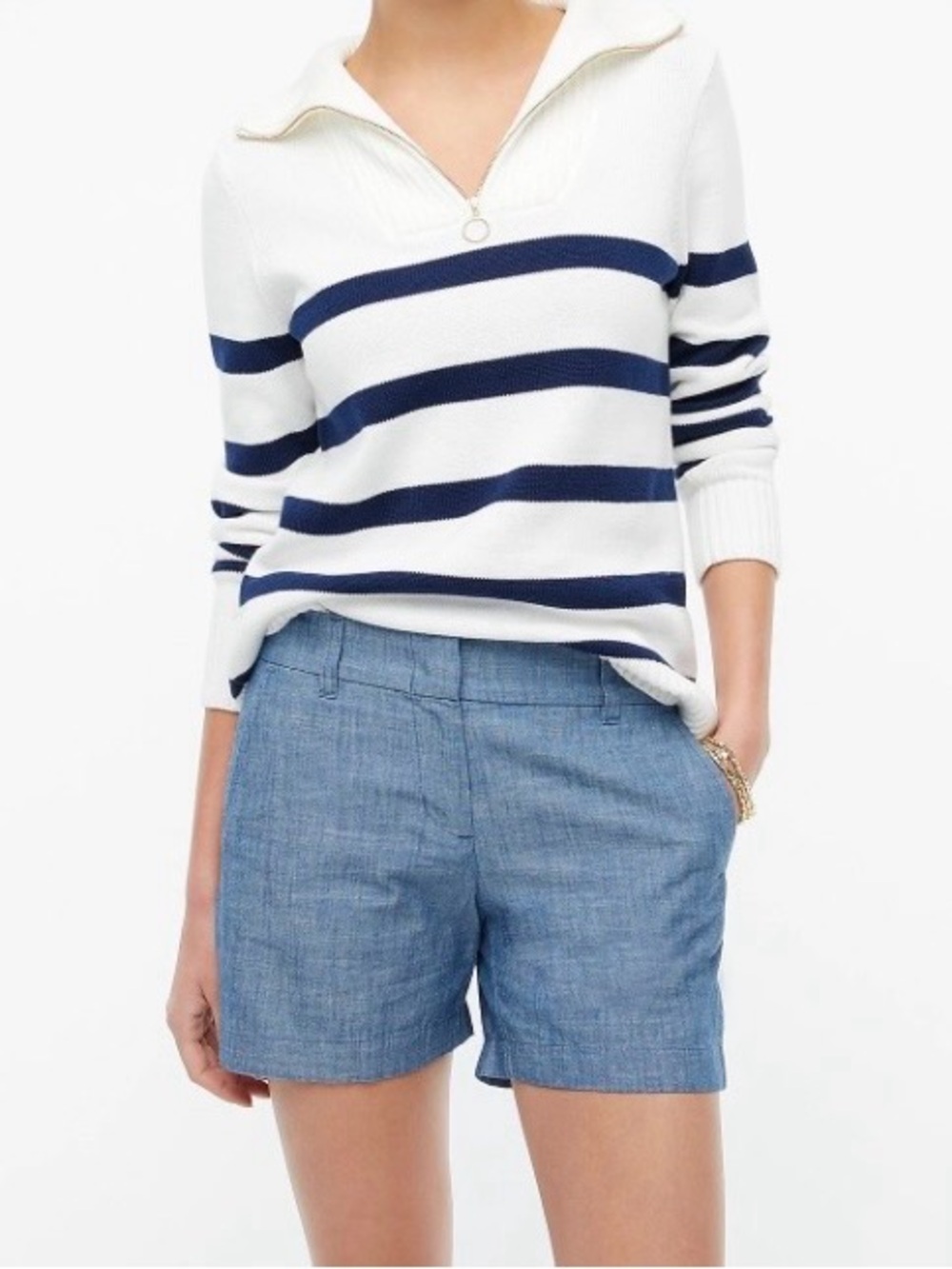 J. Crew 5" classic chambray short